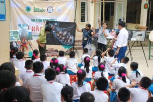 Launching the first “Join me to protect Pu Mat Forest” writing contest (2022)  Listening to children’ voices from the buffer zone
