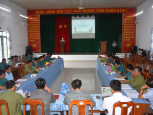 Workshops to discuss improving the effectiveness of patrolling, forest protection and wildlife conservation in U Minh Ha & U Minh Thuong National Parks