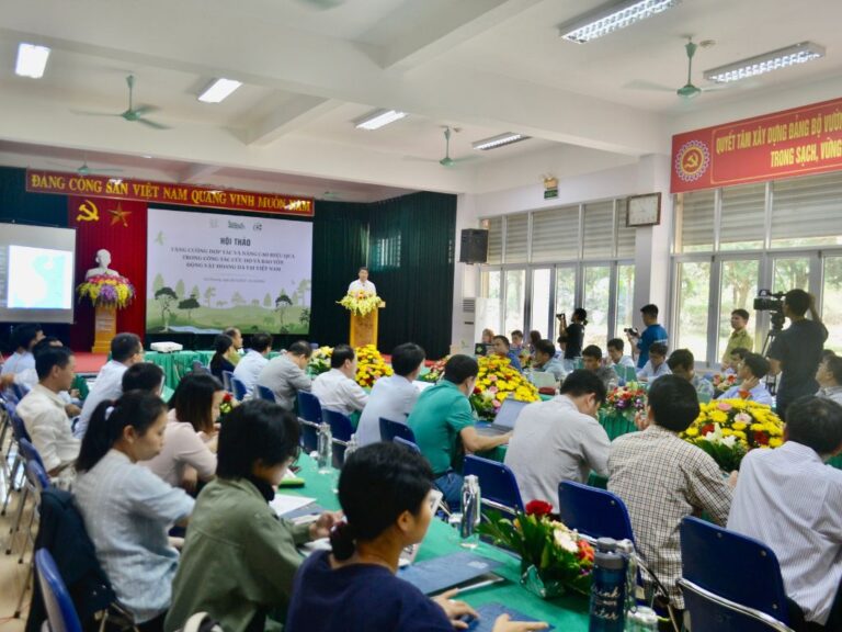 Read more about the article Hội thảo Tăng cường hợp tác và nâng cao hiệu quả trong công tác cứu hộ và bảo tồn động vật hoang dã ở Việt Nam